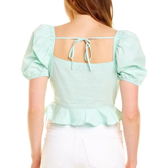 Mint Ruffle Boutique Top - Picture 2 of 3